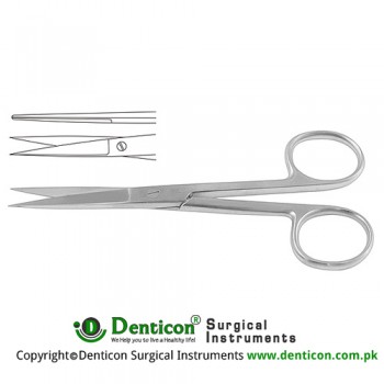 Operating Scissor Straight - Sharp/Sharp Stainless Steel, 18.5 cm - 7 1/4"
